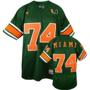  Miami Hurricanes Official Zone Football Jersey: Sports 