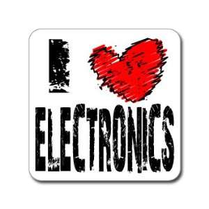   Love Heart ELECTRONICS   Window Bumper Laptop Sticker Automotive