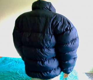 Marmot Men XLarge Goose Down Nylon Black High End Puffer Coat Jacket 
