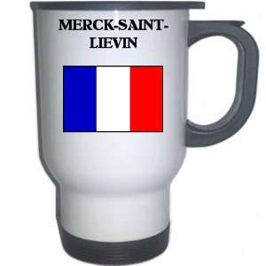  France   MERCK SAINT LIEVIN White Stainless Steel Mug 