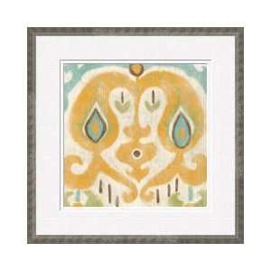  Serene Ikat Iii Framed Giclee Print: Home & Kitchen