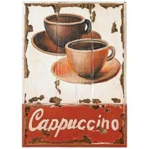 Two Cups of Cappuccino 16 High Wall Art
