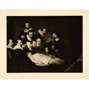   Medicine Rembrandt Dutch Artist Medical Doctor   Original Photogravure