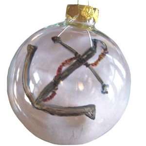  ArtisanStreets Anchors Aweigh Ornament. Hand Painted 
