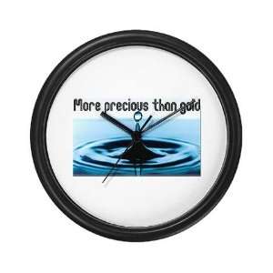  Water Conservation Earth day Wall Clock by CafePress: Home 
