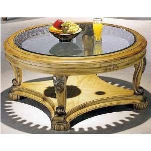   Table w/ Bevelled Glass Insert By Coaster Furniture: Home & Kitchen