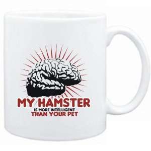 Mug White  My Hamster is more intelligent than your pet  Animals 