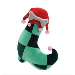     Grriggles Jester Large Breed Holiday Dog Toy   Green
