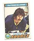 1977 78 OPC SABRES RICK MARTIN SQUARE GLOSSY INSERT CARD  