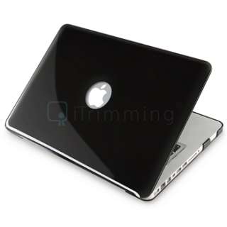  Clear Keyboard Skin+Hard Case+Cable+Adapter For Macbook Pro 13  