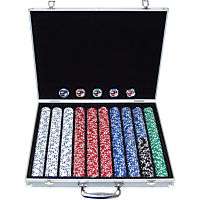 JACKPOT CASINO 11.5gm Clay 1000 Chip Poker Set   NEW  