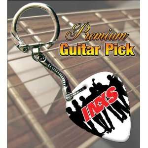  INXS Premium Guitar Pick Keyring Musical Instruments