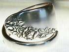 Lunt SWEETHEART ROSE Sterling Silver Spoon Ring SPIRAL Sz 6 10