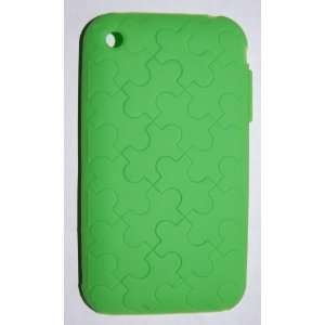  KingCase iPhone 3G & 3GS Silicone Skin Puzzle Pieces Case 