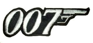 James Bond 007 Logo Embroidered Patch Casino Connery  