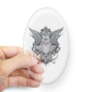  Sticker Clear (Oval) Nosce Te Ipsum Know Thyself Heart and 