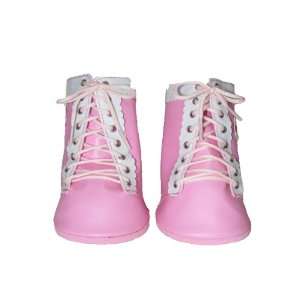  Pink Straps Boots Shoes Teddy Bear Clothes Fit 14   18 