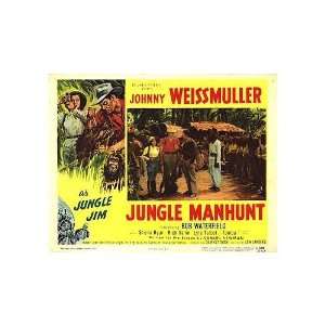  Jungle Manhunt Original Movie Poster, 14 x 11 (1951 