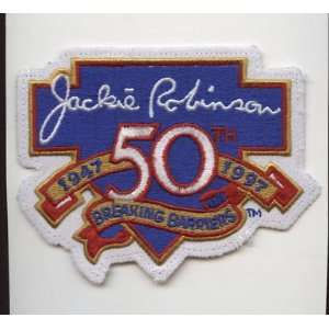  1997 Jackie Robinson Uniform Patch   Sports Memorabilia 