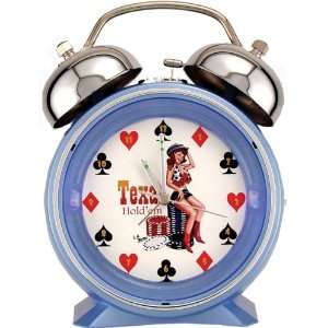  Neonique Poker Chips Girl Alarm Clock
