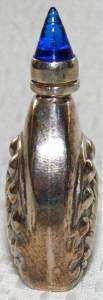 RARE miniature SOLID STERLING SILVER~SCENT/PERFUME BOTTLE~VINTAGE 