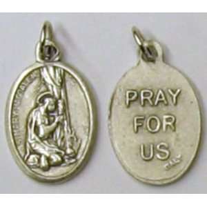  St. Mary Magdalene Bulk Oxidized Medal with Jump Ring 