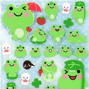  cute foam 3D sticker with frogs Japan kawaii Toys & Games