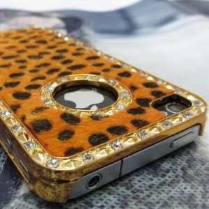   Tiger Leopard Fur Case Cover for Apple iPhone 4 4S 