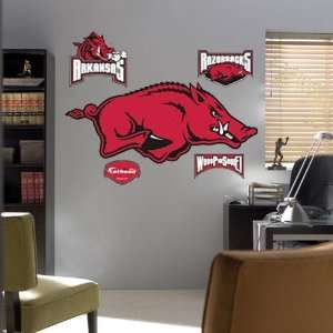 Arkansas Razorbacks Team Logo Fathead Wall Sticker  Sports 