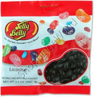 LICORICE Jelly Belly Beans 1to12  3.5 oz ~ Candy 071567661294  