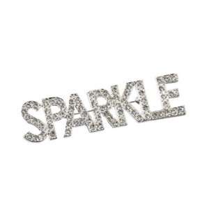  Pack of 6 Sparkle Jewel Encrusted Pin