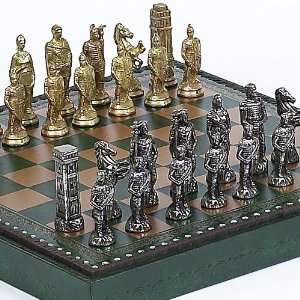  Lorenzini Chessmen & Marcello Chess Board/Box from Italy 