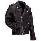   Leather Motorcycle Biker Jacket New Fully Lined Clothing Apparel