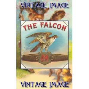 21, 2.5 inch x 1.5 inch (6.35 x 3.8cm) Gloss Stickers Bird The Falcon 