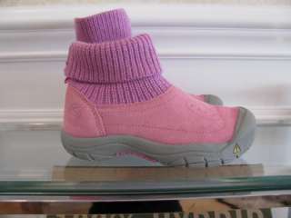 NIB KEEN Shay Boots (Youth) Girls Sz 3 PINK Retails $55  