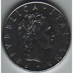  1976R Italy 50 Lire Coin 
