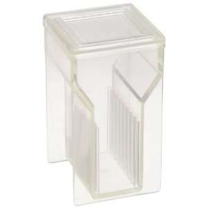 Kartell 235305 Microscope Slide Staining Jar/Staining Dish with 2 Lids 