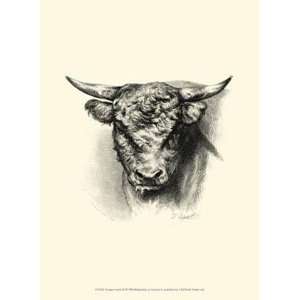  Antique Cattle III   Poster by F Lehnert (9.5x13)