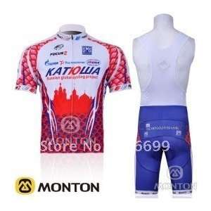 2011 katusha team cycling jersey+bib shorts size s xxxl  