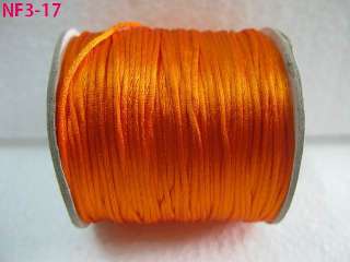   satin RATTAIL Jewelry Chinese knot bead Cord 0.06 thick NF3  