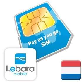  Lebara Netherlands Pay as You Go SIM card Electronics
