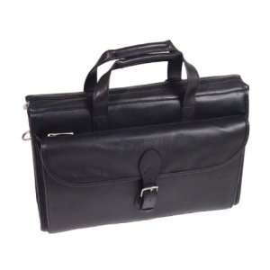   Leather Compact Computer Briefcase Korchmar Briefcases Electronics