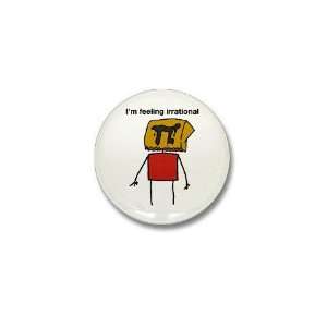    Irrational Math Geek Mini Button by  Patio, Lawn & Garden