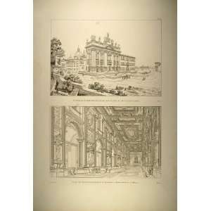   St. John Lateran Rome   Original Copper Engraving: Home & Kitchen