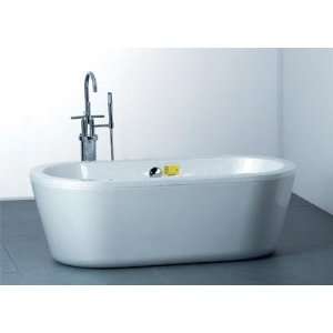   67 x 34 Extra Large Freestanding Soaking Bath Tub: Home & Kitchen