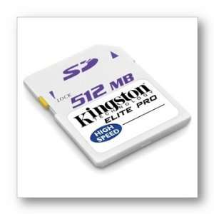  Kingston Elite Pro 512MB Secure Digital Card   512 MB   Secure 