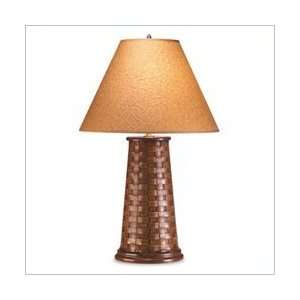  Shady Lady Rustic Living Rustic Weave Table Lamp: Home 