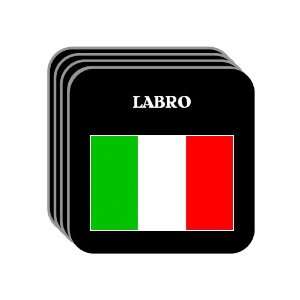  Italy   LABRO Set of 4 Mini Mousepad Coasters 
