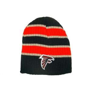    Atlanta Falcons NFL Striped Knit Beanie Hat: Sports & Outdoors