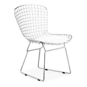  Zuo Modern Wire Dining Chair Chrome: Home & Kitchen